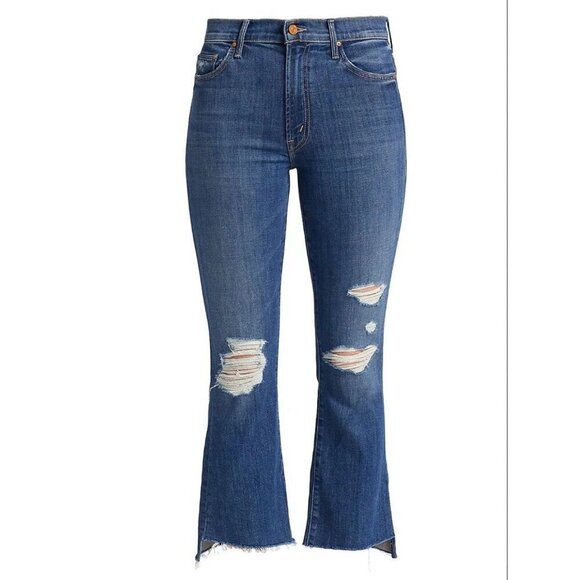 Mother Denim - Mother Jeans THE INSIDER CROP STEP FRAY wicked Willflower Size 26